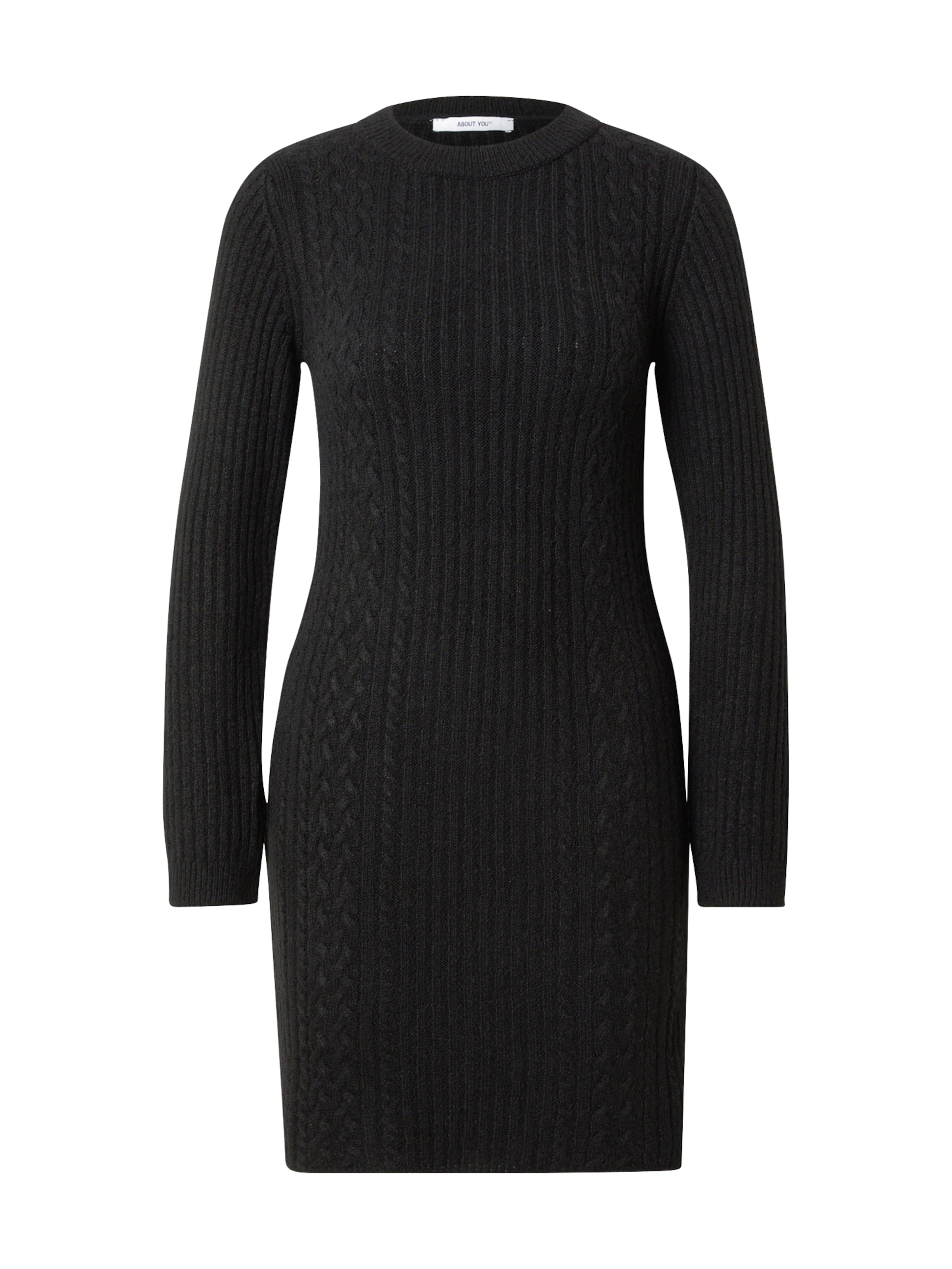 Robe 'Daline' ABOUT YOU en noir : devant