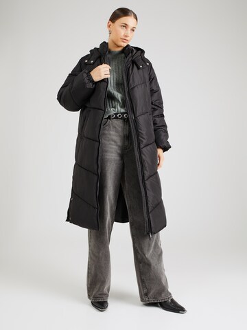 Noisy may Winter coat 'NMFLORA' in Black