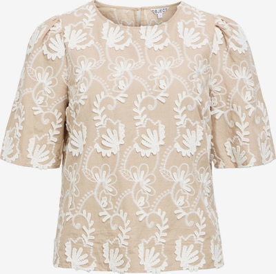 OBJECT Bluza 'OBJMya' u bež / bijela, Pregled proizvoda