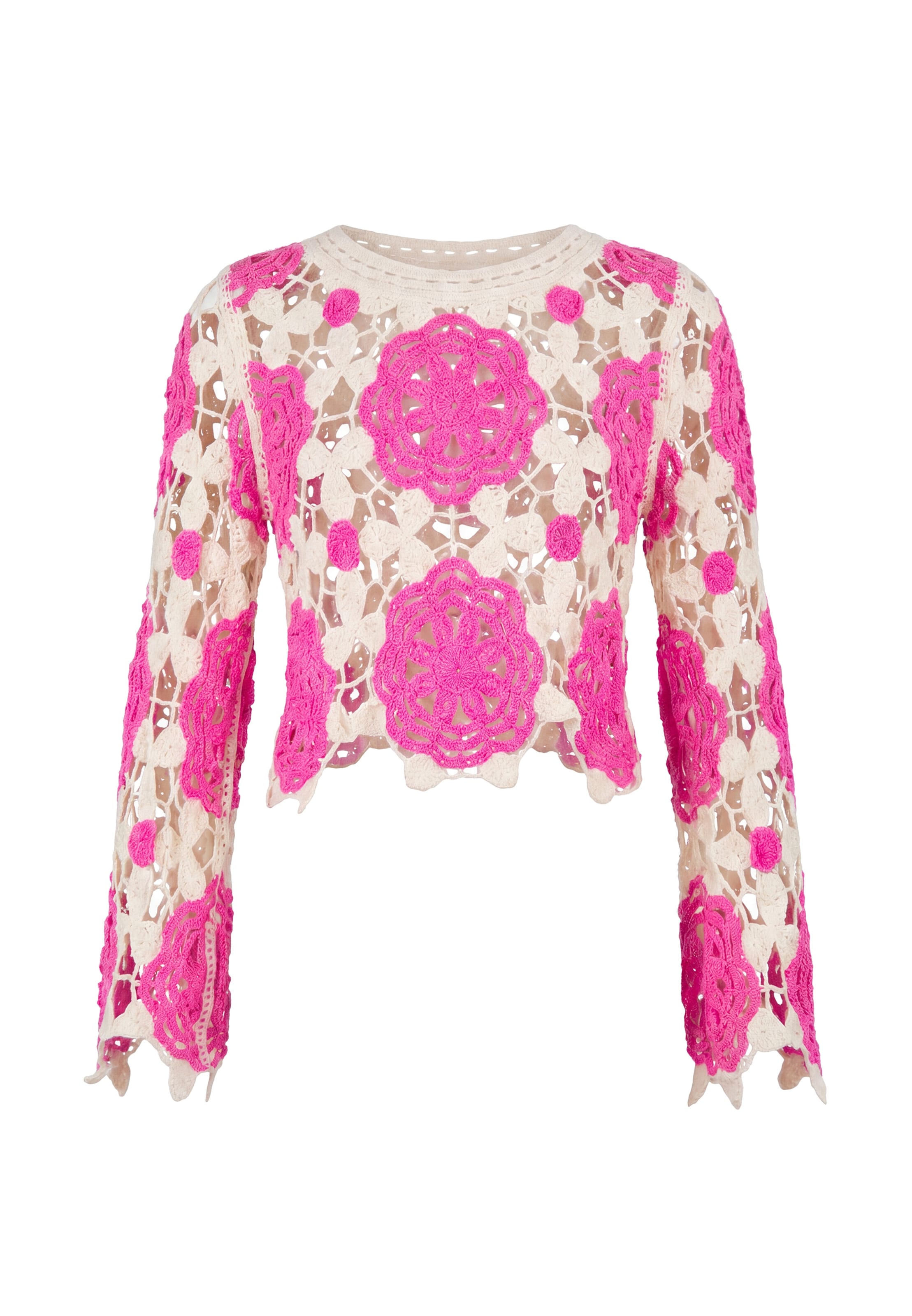 Pull-over IZIA en rose : devant