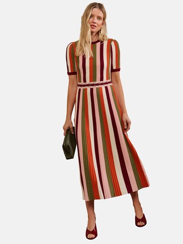 Robe love & roses en orange : devant