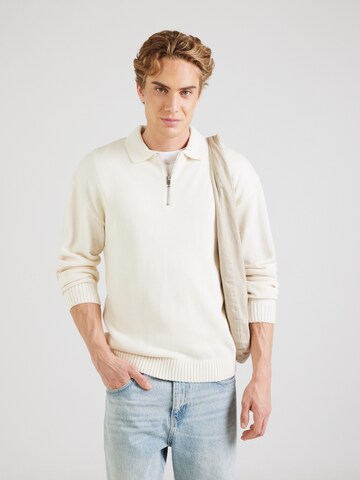 JACK & JONES - Jersey 'JJEURBAN' en beige: frente