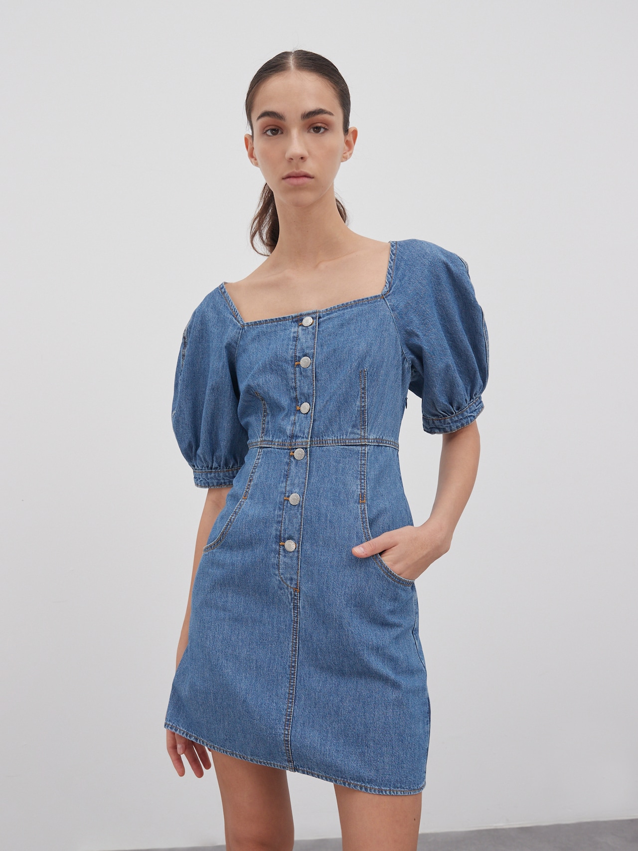 EDITED Produkte Kleid 'Karim' blue denim