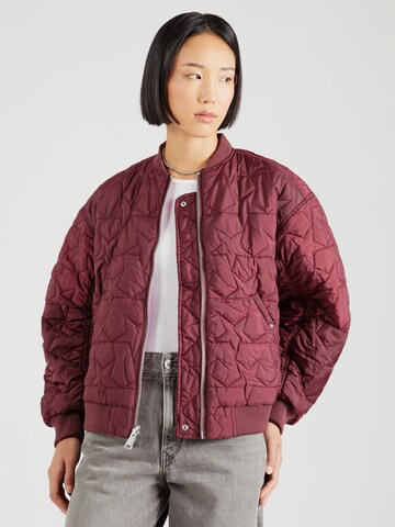 Giacca di mezza stagione di Monki in rosso: frontale