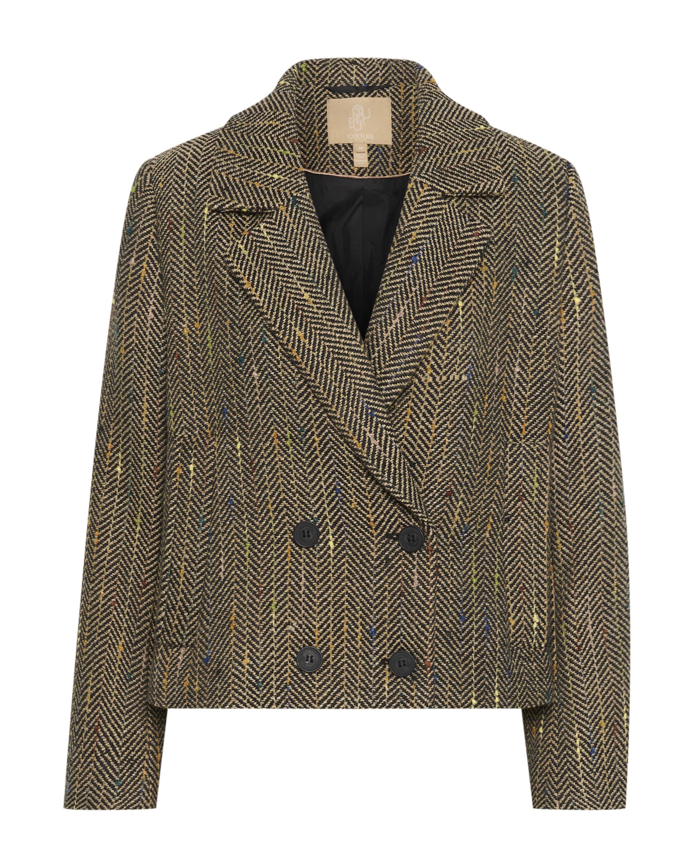 Veste mi-saison 'Brinette' CULTURE en beige : devant