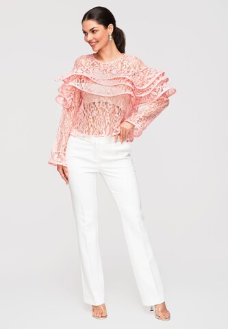 Ombre Bluse in Pink