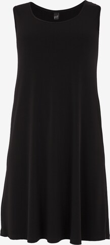 Yoek Dress in Black: front