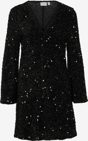 Robe de cocktail VILA en noir : devant