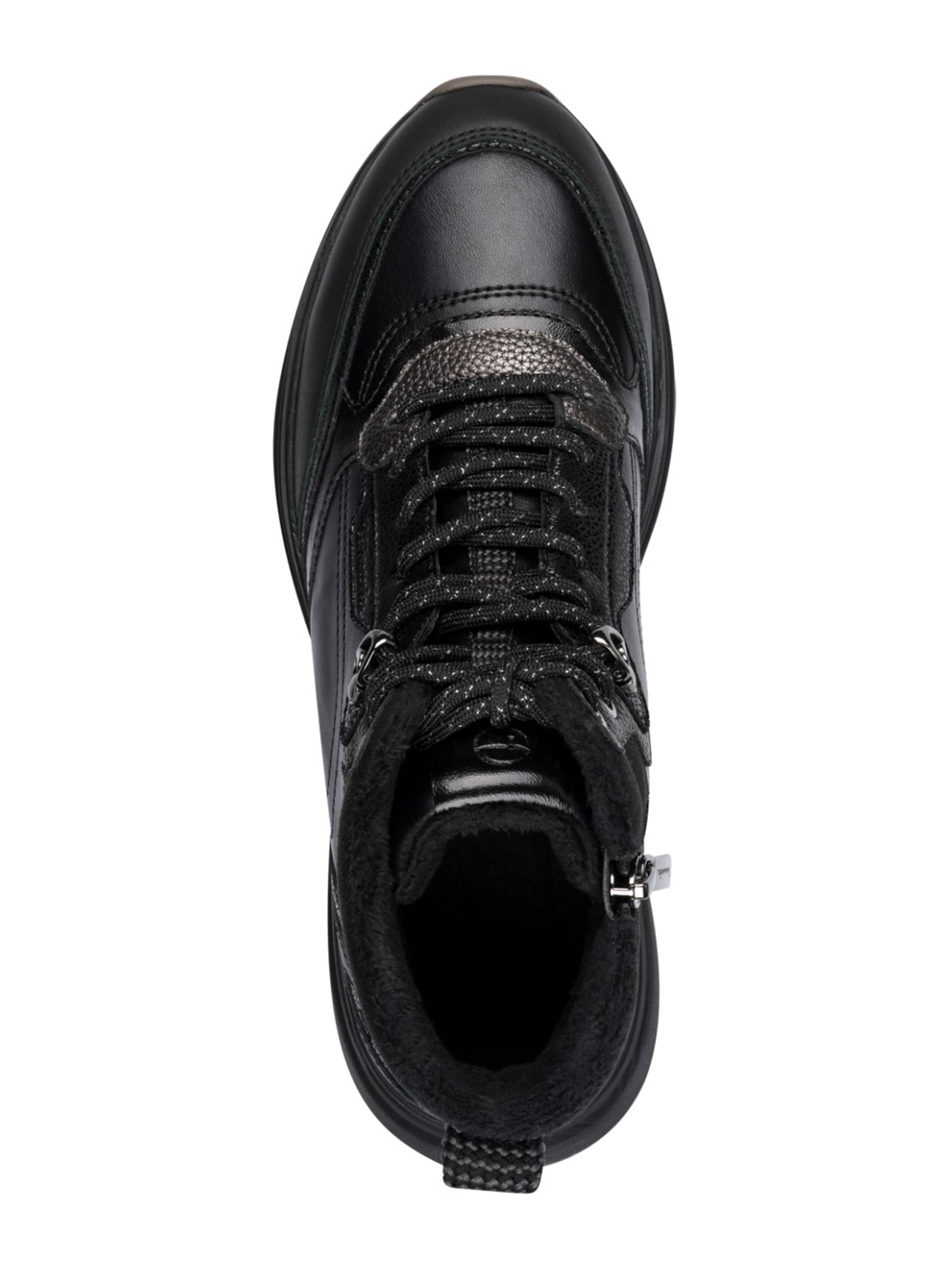 Bottines à lacets Tamaris en noir