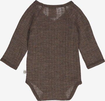 Barboteuse / body Müsli by GREEN COTTON en marron