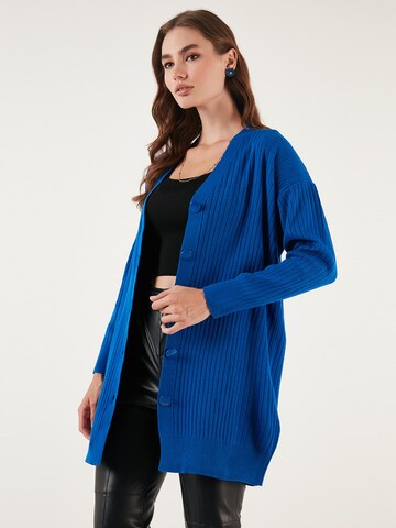 LELA Strickjacke in Blau