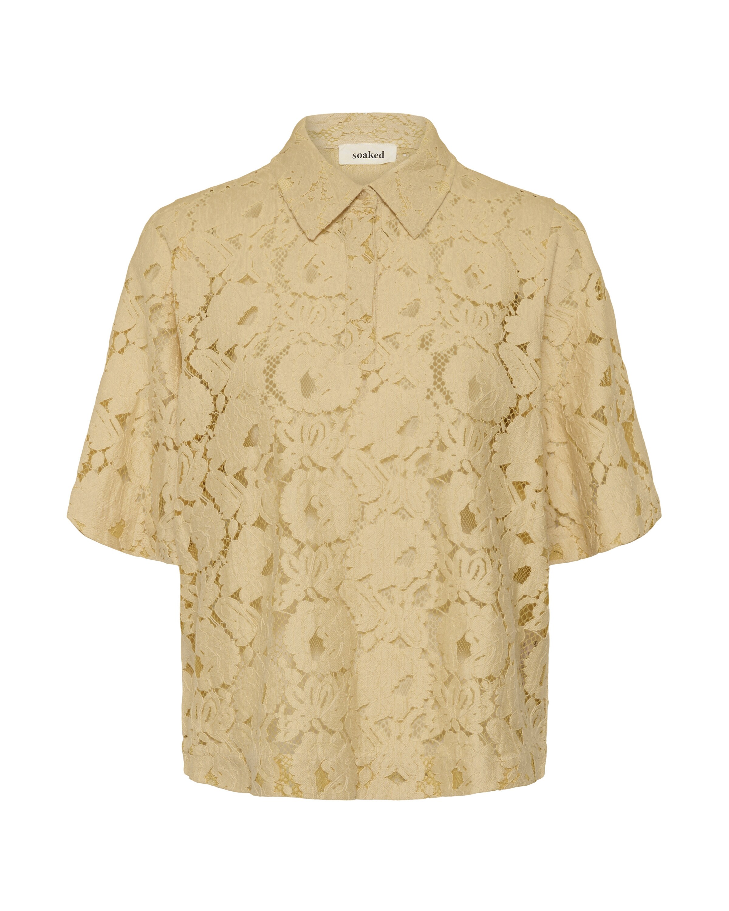 SOAKED IN LUXURY Bluse 'SLTaya' in Gelb: Vorderseite