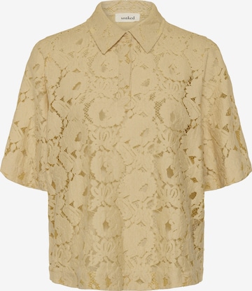 Chemisier 'SLTaya' SOAKED IN LUXURY en jaune : devant