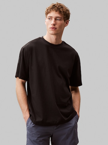 Calvin Klein Sport Shirt 'Gym' in Zwart: voorkant