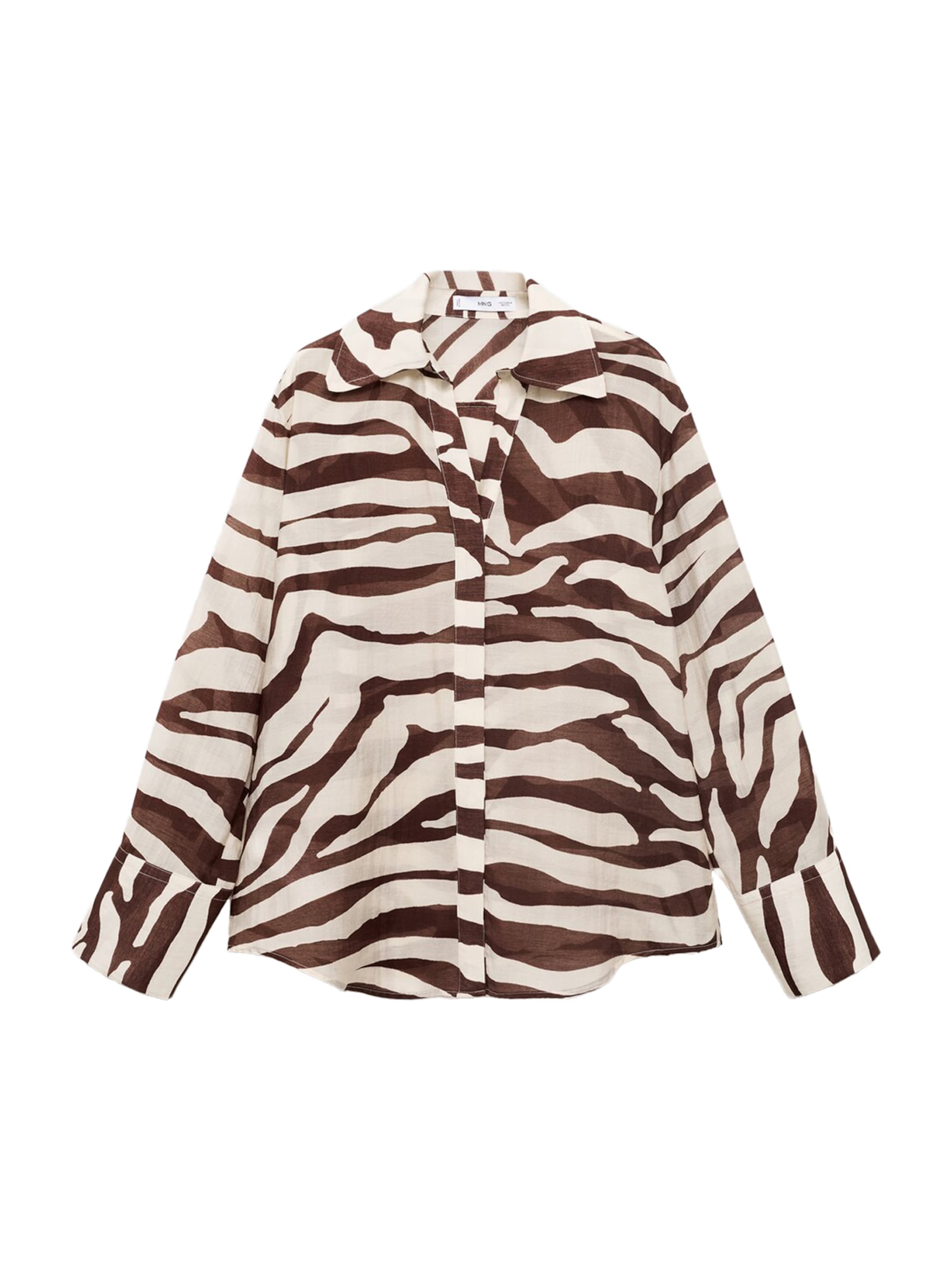 MANGO Blus 'KONI' i beige: framsida