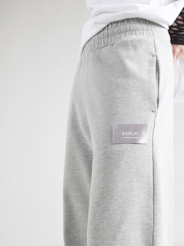 REPLAY Wide leg Trousers in Grey