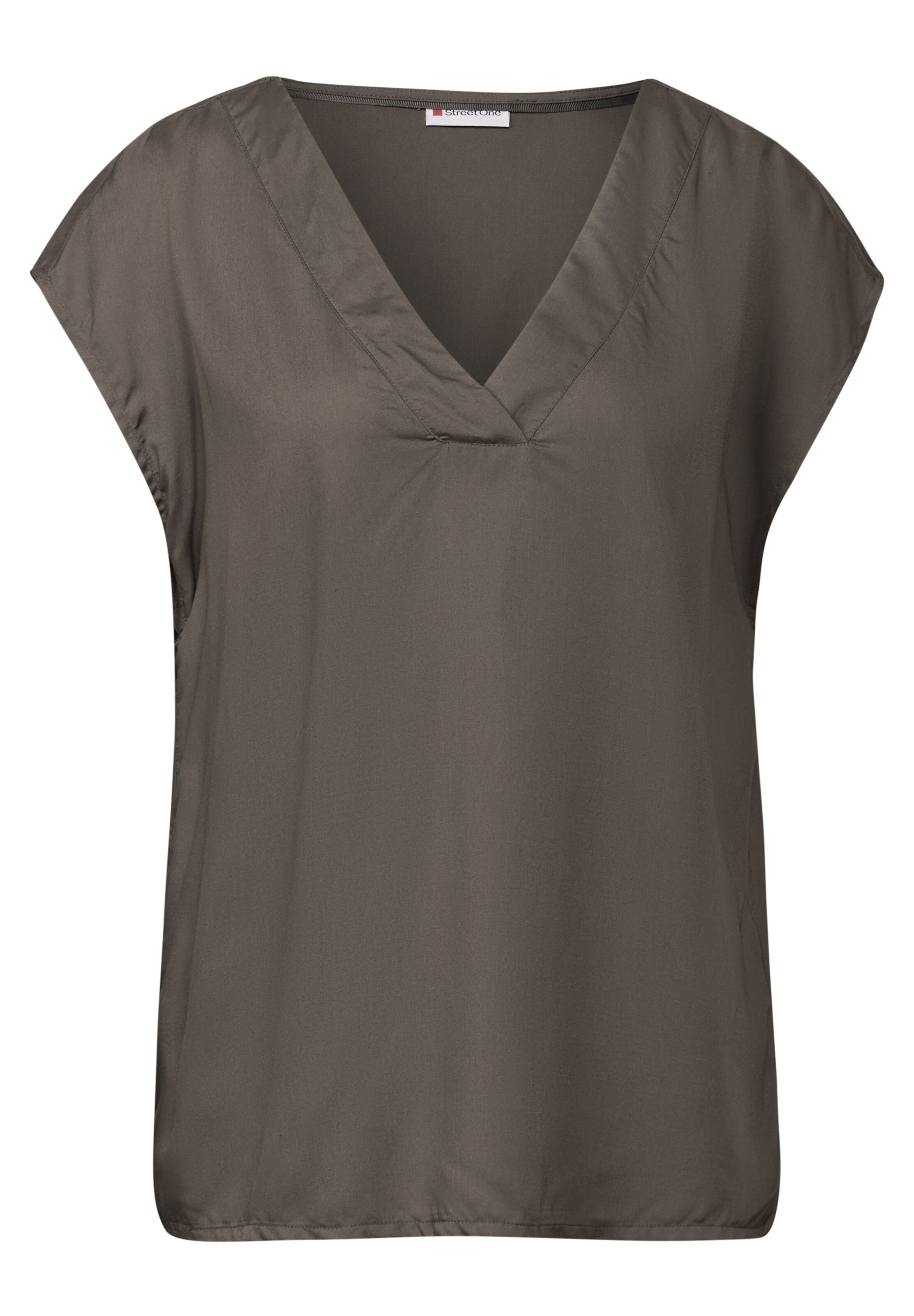 STREET ONE Blouse in Brown: front