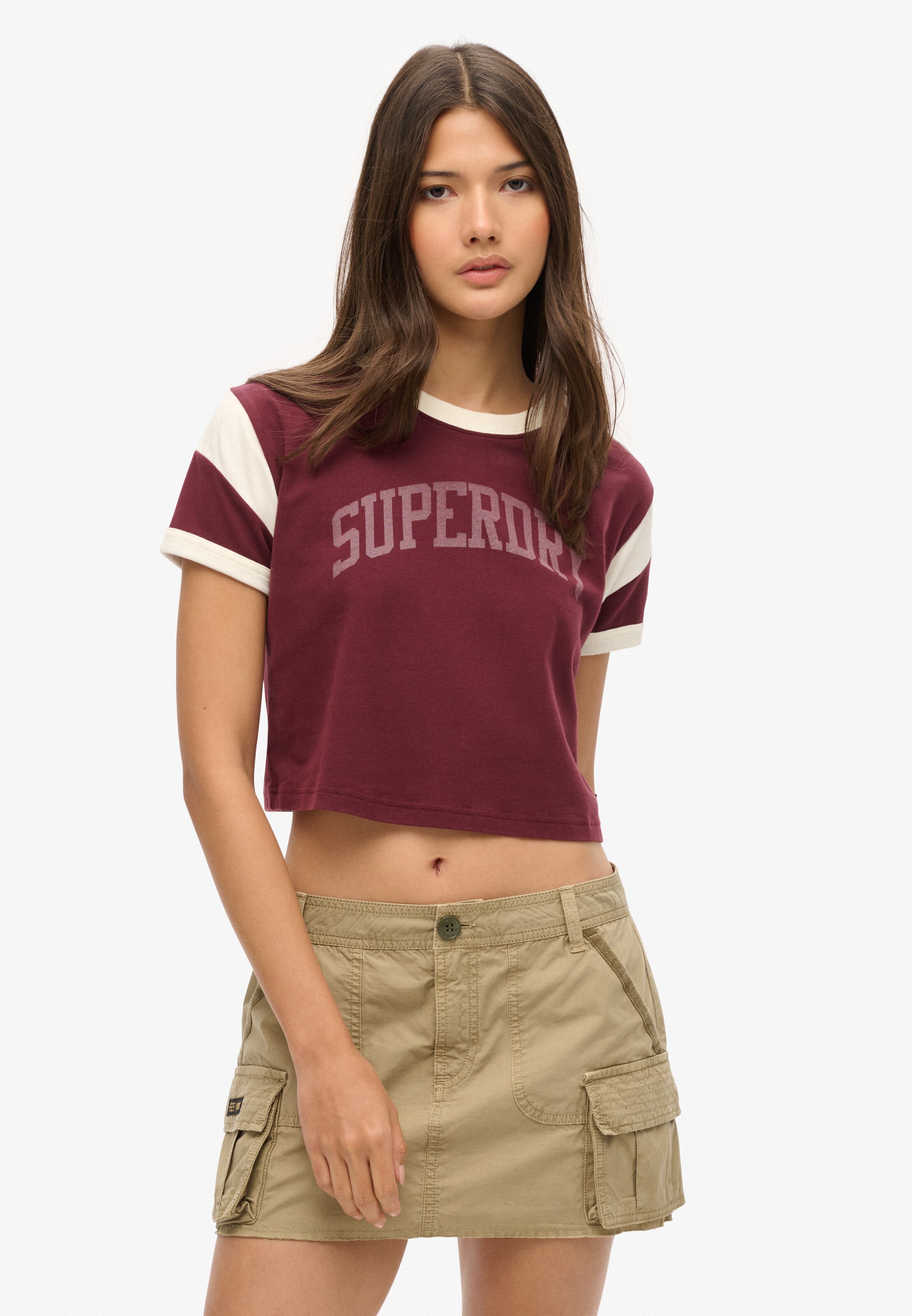 Superdry Skirt in Beige