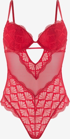 LASCANA Bodysuit in Red: front