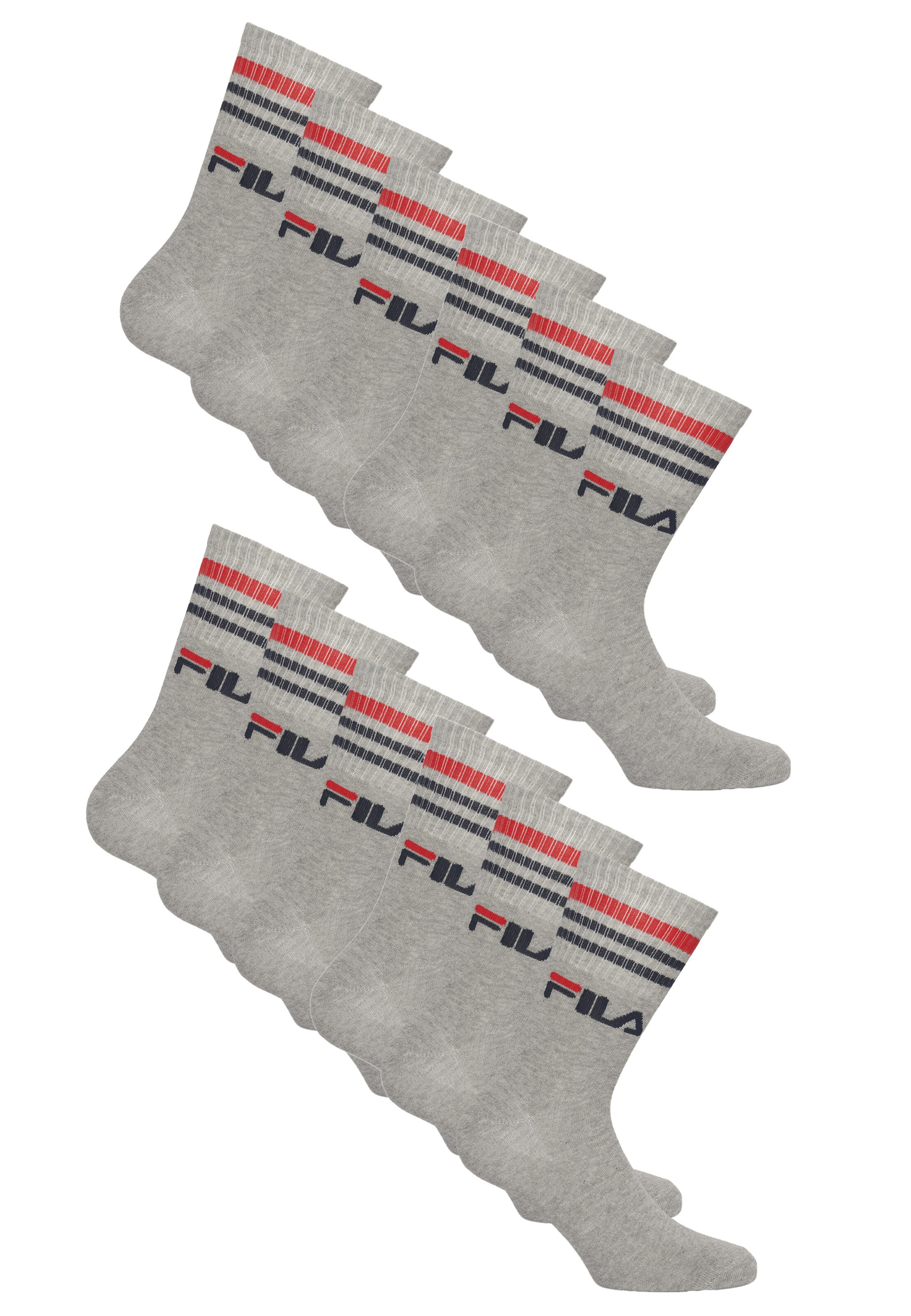 FILA Socks in Grey: front