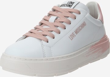 Love Moschino Låg sneaker 'BOLD LOVE' i vit: framsida