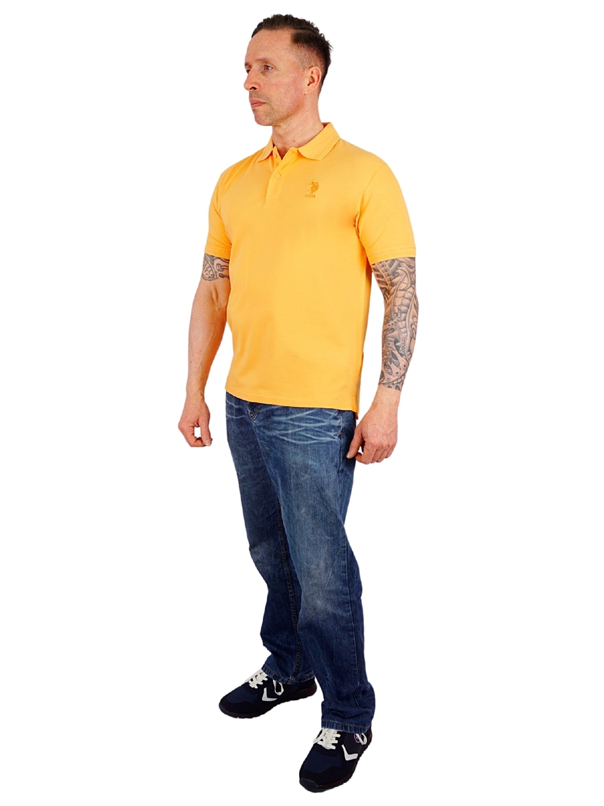 Maglietta 'Axel' di U.S. POLO ASSN. in arancione