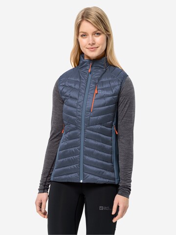 Gilet de sport 'ROUTEBURN PRO INS' JACK WOLFSKIN en bleu : devant