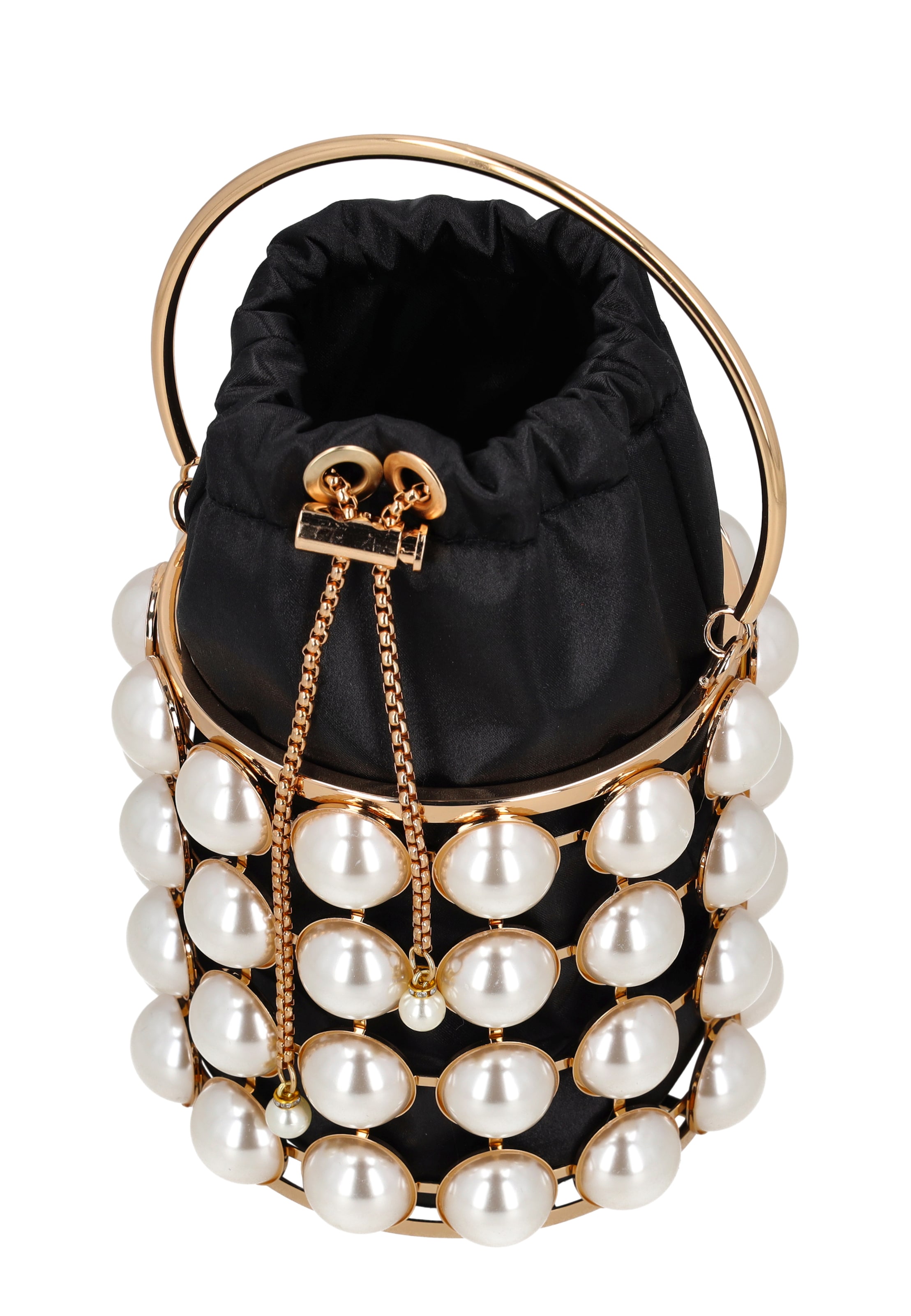 faina Clutch in Schwarz