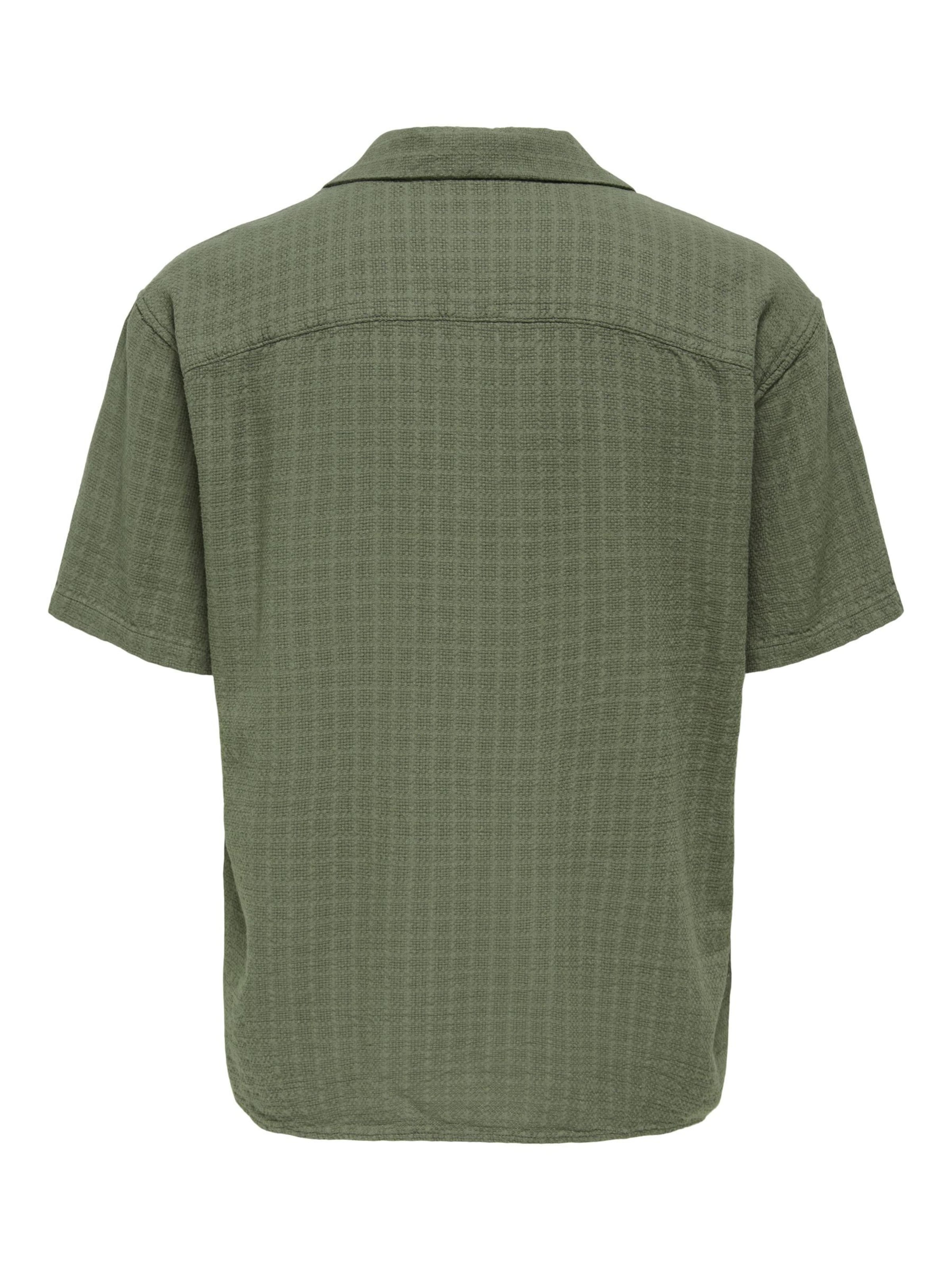 Only & Sons Regular fit Πουκάμισο 'ONSLatham' σε πράσινο