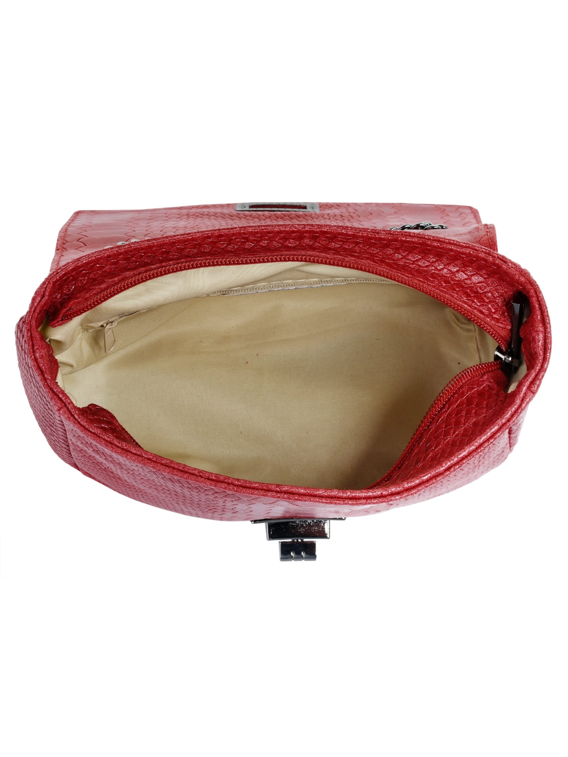 Sac à bandoulière Cluty en rouge