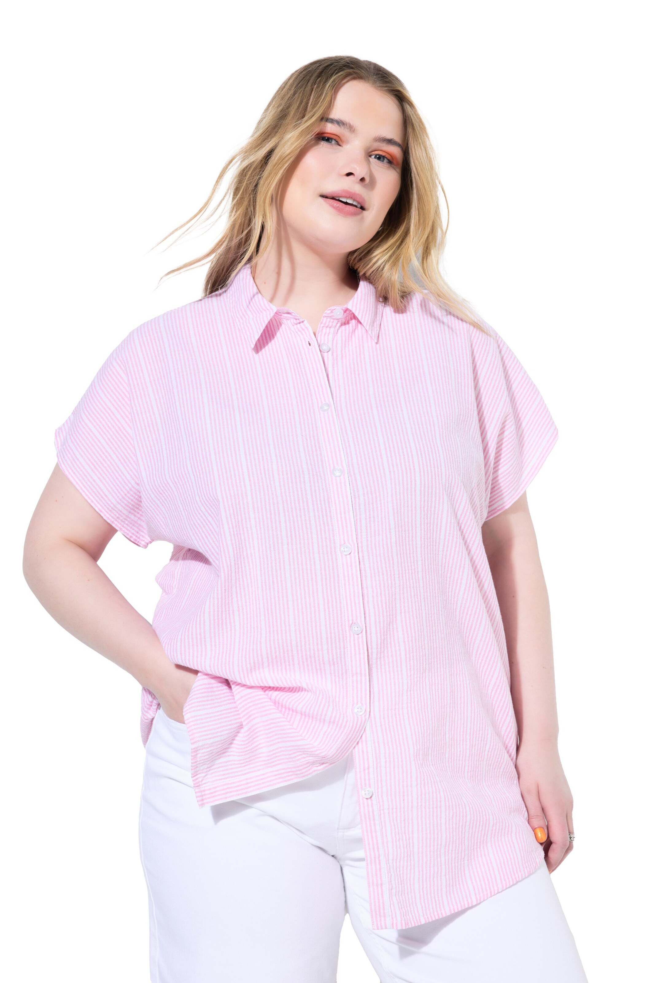 Studio Untold Bluse in Pink: Vorderseite