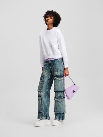 KARL LAGERFELD JEANS Sweatshirt in Weiß