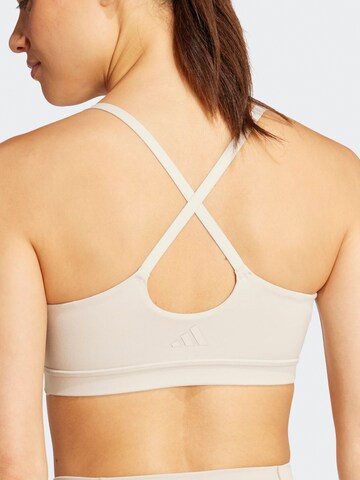 ADIDAS PERFORMANCE Μπουστάκι Αθλητικό σουτιέν 'All Me' σε μπεζ