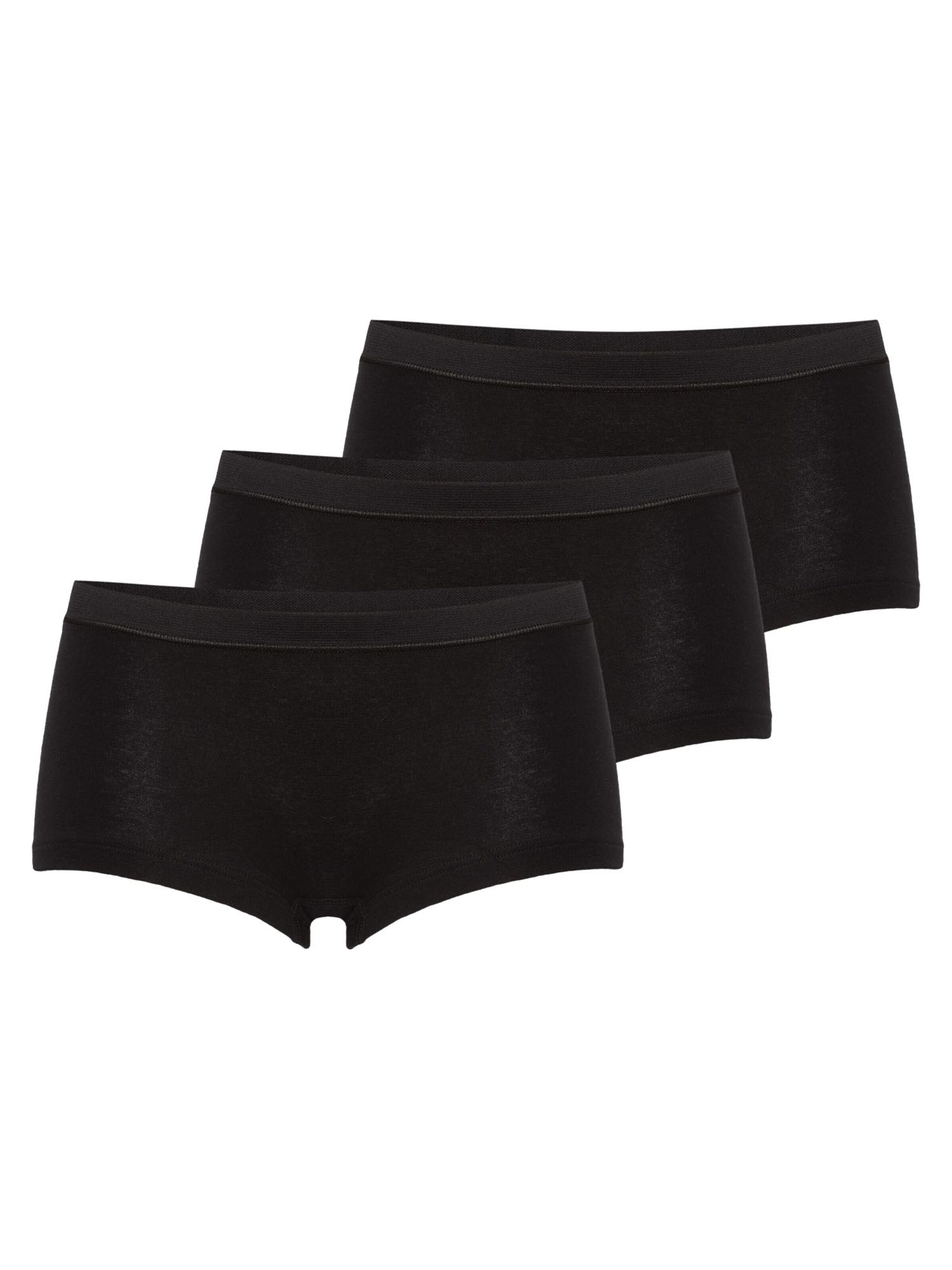 CON-TA Boyshorts 'Basic' in Black: front