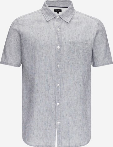 QS Slim fit Button Up Shirt in Blue: front