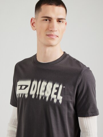 DIESEL Футболка 'T-ADJUST-Q7' в Серый