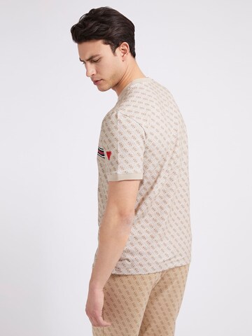 GUESS T-Shirt 'Jamey' in Beige