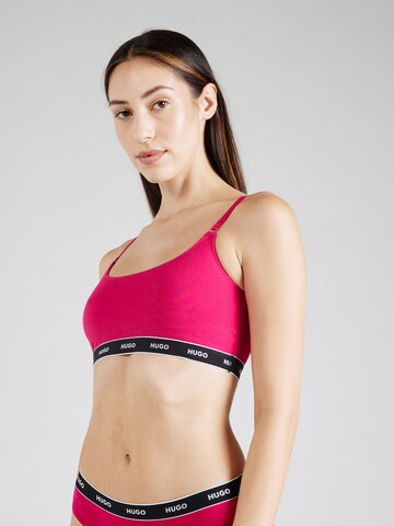 HUGO Bralette Bra in Pink: front