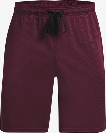 UNDER ARMOUR Sportbroek in Rood: voorkant