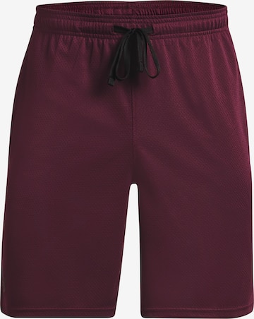 UNDER ARMOUR Loosefit Sportbroek in Rood: voorkant