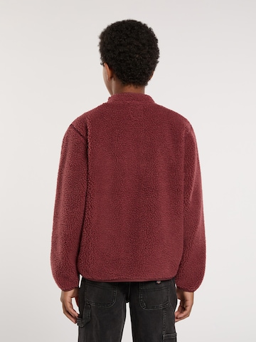 DICKIES Fleece jas 'Mount Hope' in Rood