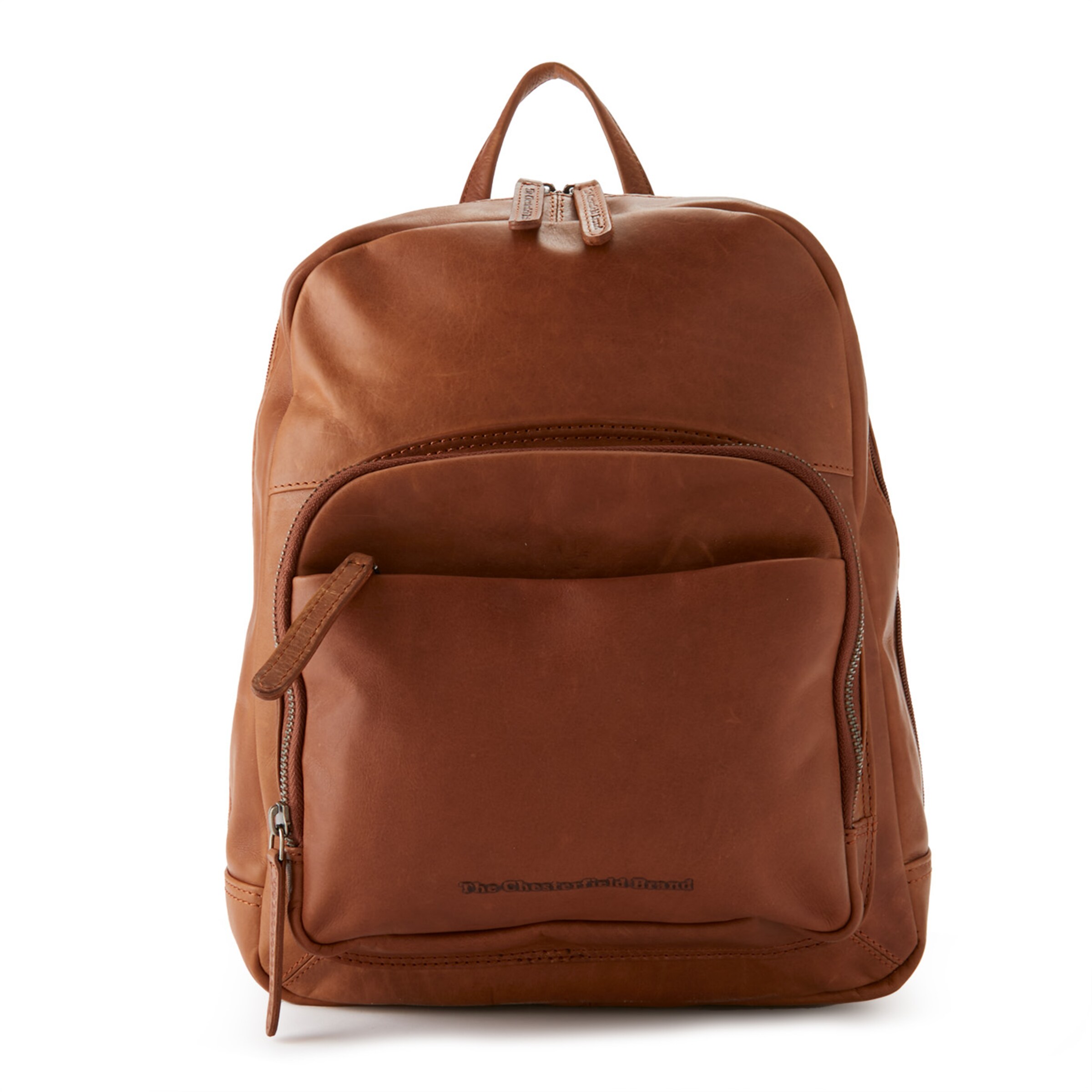 The Chesterfield Brand Backpack in Brown: front