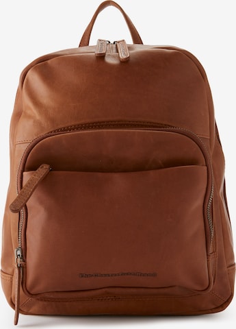 Sac à dos The Chesterfield Brand en marron : devant