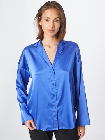 Monki Blouse in Blue: front