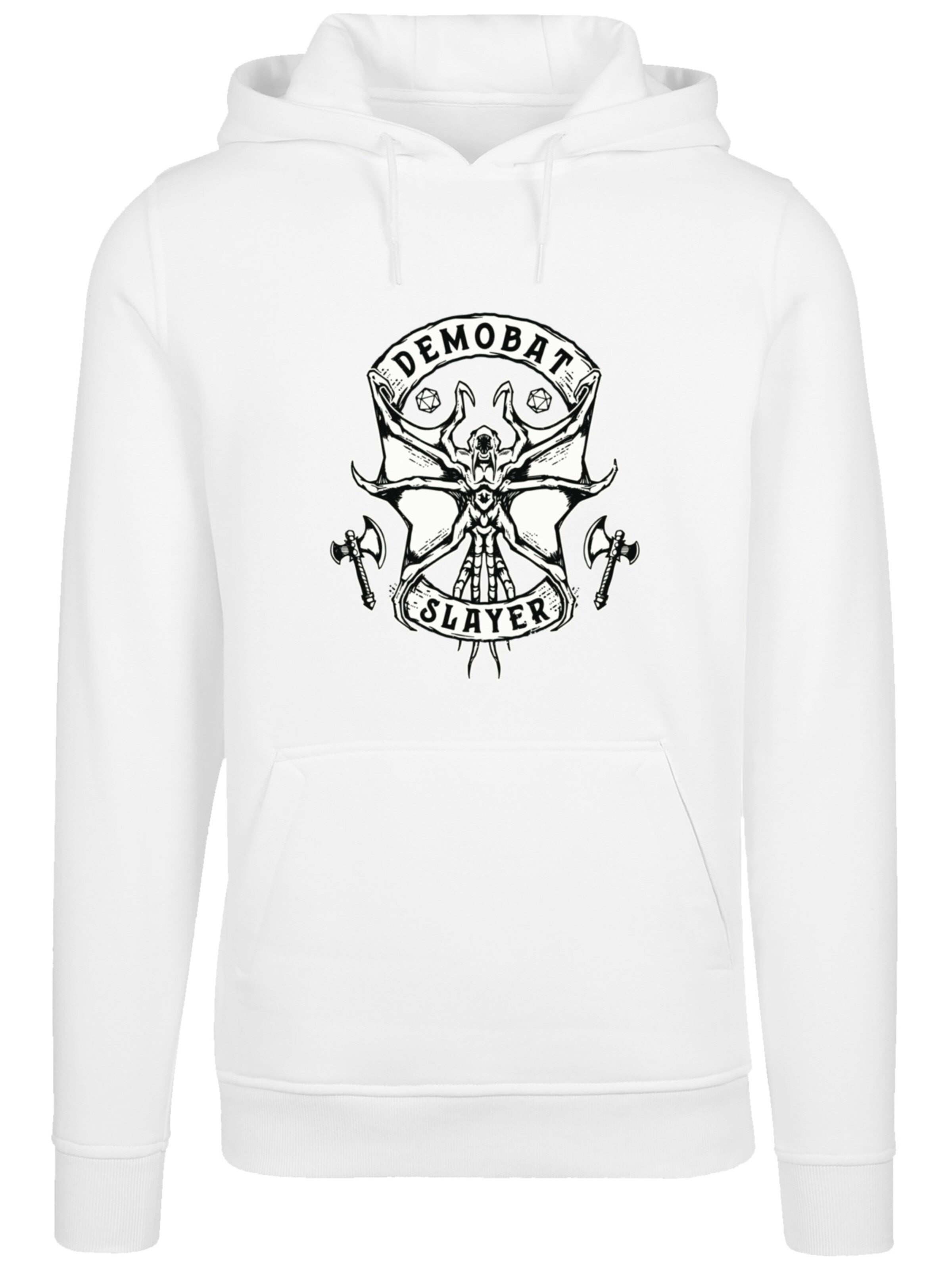Sweat-shirt F4NT4STIC en blanc : devant