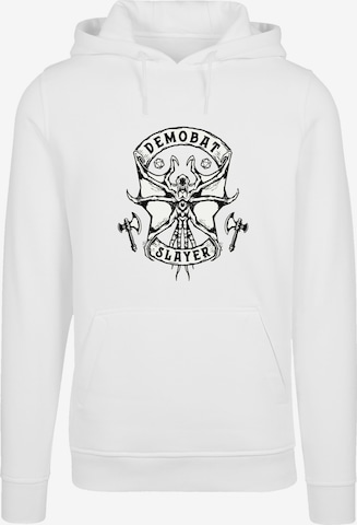 Sweat-shirt F4NT4STIC en blanc : devant