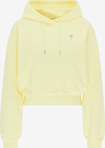 Sweat-shirt MYMO en jaune : devant