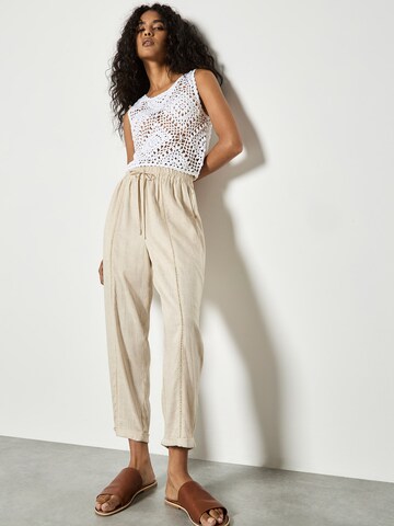 Regular Pantalon Apricot en beige