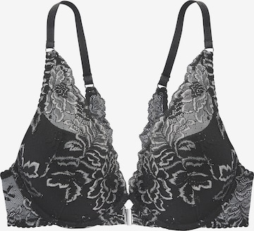 LASCANA Push-up Rintaliivi värissä musta: etupuoli