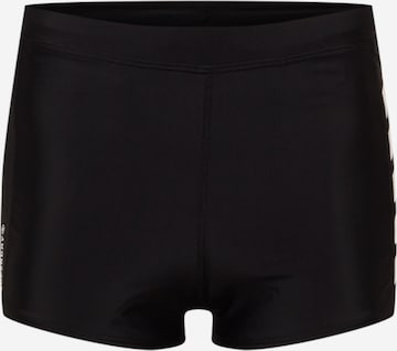 Superdry - Bañador deportivo en negro: frente